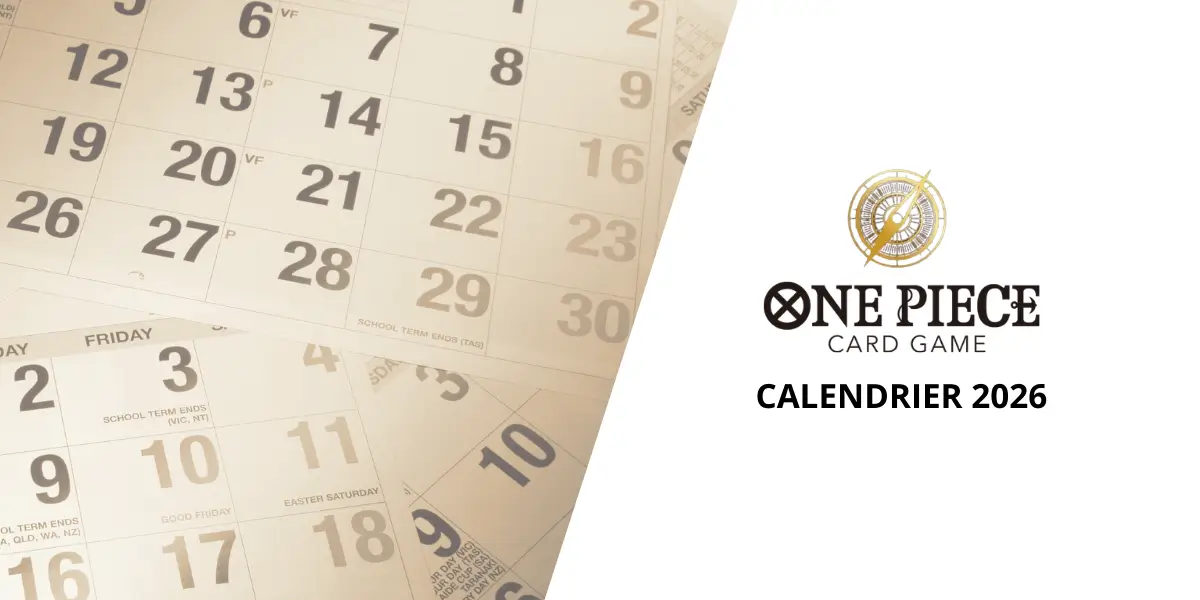 One Piece Card Game : calendrier des sorties et événements en 2026